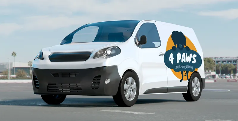4Paws branded van livery